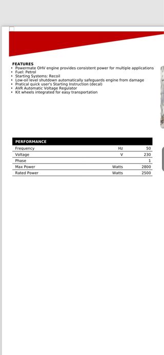 LEER BIEN !!! Generador Pramac  2800