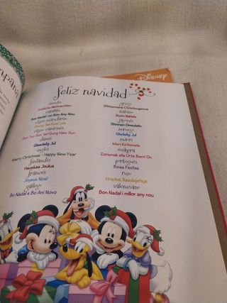 libro feliz navidad Disney más regalo de la Navida