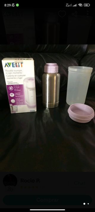 Calienta biberones philips avent
