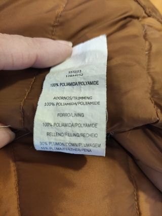 Cazadora plumas marca Tintoretto