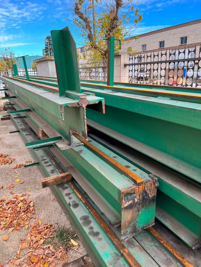 70 metros viga carril para puente grúa