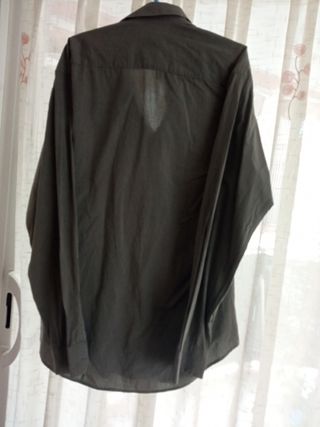 camisa de hombre gris de zara