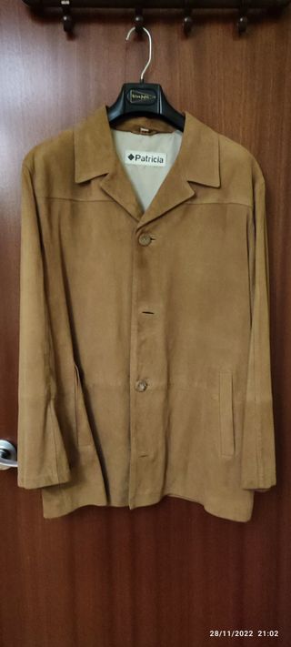 CHAQUETA DE ANTE HOMBRE TALLA 50