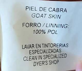 CHAQUETA DE ANTE HOMBRE TALLA 50