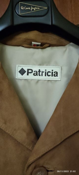 CHAQUETA DE ANTE HOMBRE TALLA 50