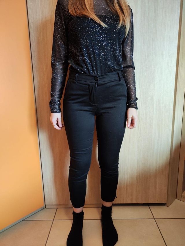 Pantalone Skinny Donna taglia S - Nero 
