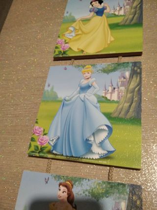 quadro principesse disney