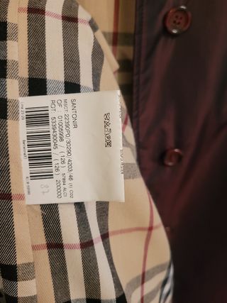 Gabardina Burberry