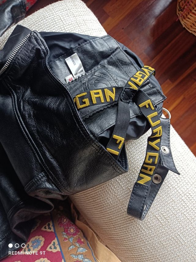 Peto moto de piel marca Furygan