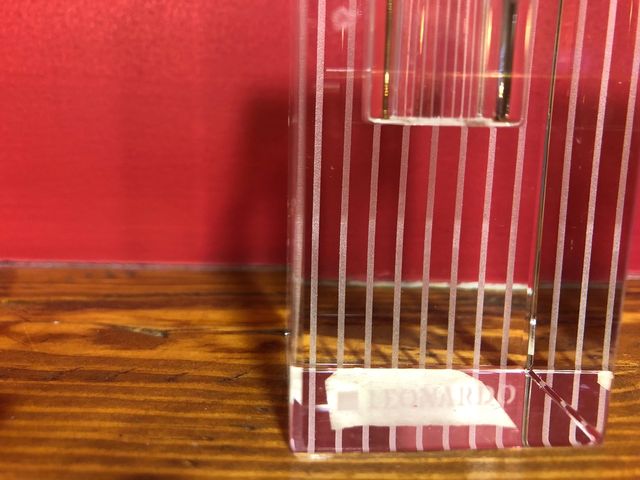 PORTAVELAS DE CRISTAL / Leonardo