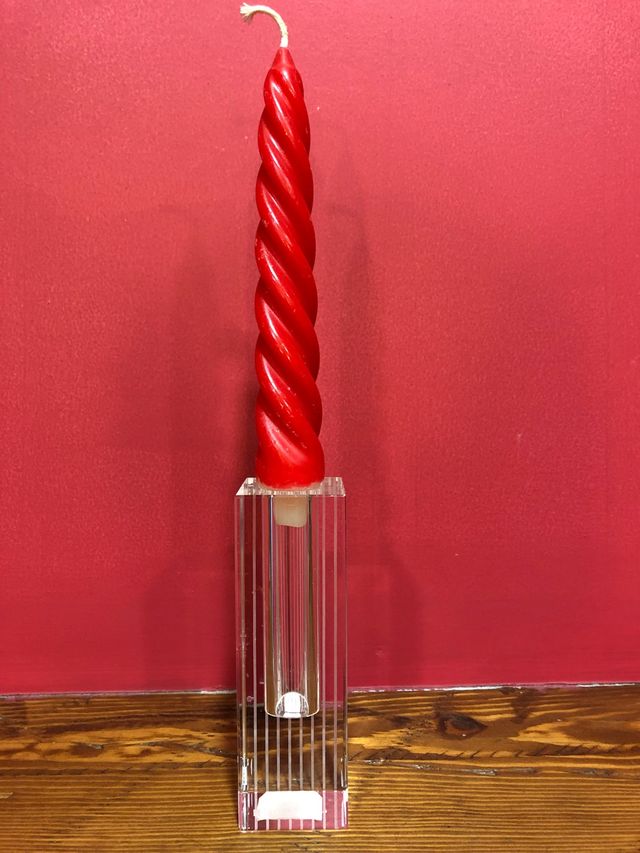 PORTAVELAS DE CRISTAL / Leonardo