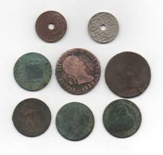 moneda peseta 1947 - 1944