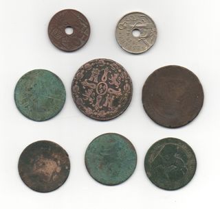 moneda peseta 1947 - 1944