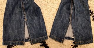 Pantalones vaqueros Levis 501 con aberturas bajos 