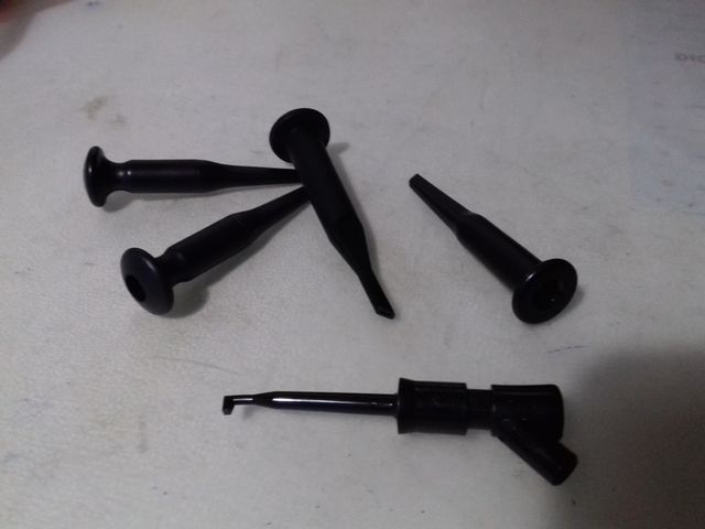 Sonda osciloscopio con accesorios