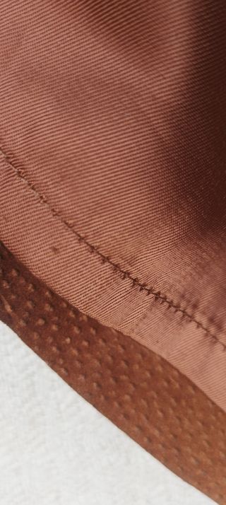 Falda mujer S piel Zara