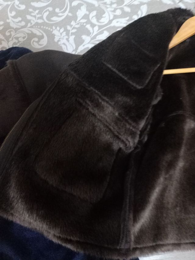 cazadora solo una puésta muy calentita