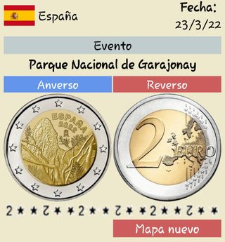 Moneda conmemorativa de 2 euros España 2022