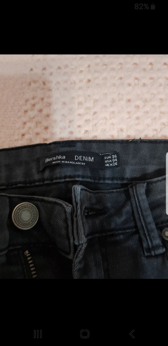 vaquero DENIM  negro