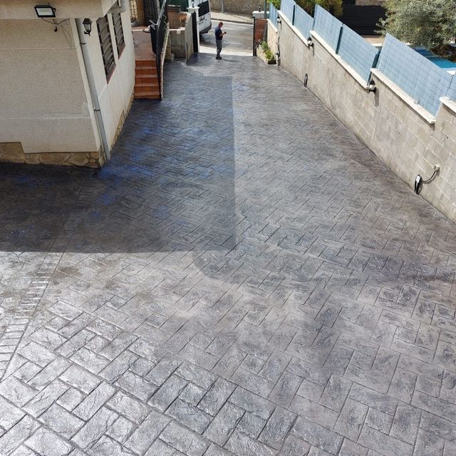 Hormigon impreso fachadas