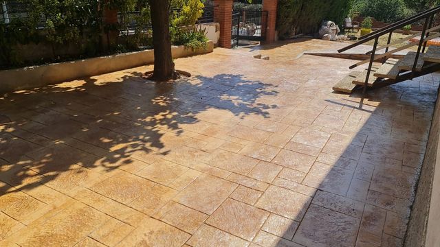 Hormigon impreso fachadas