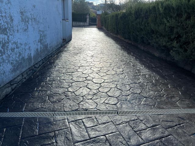 Hormigon impreso fachadas