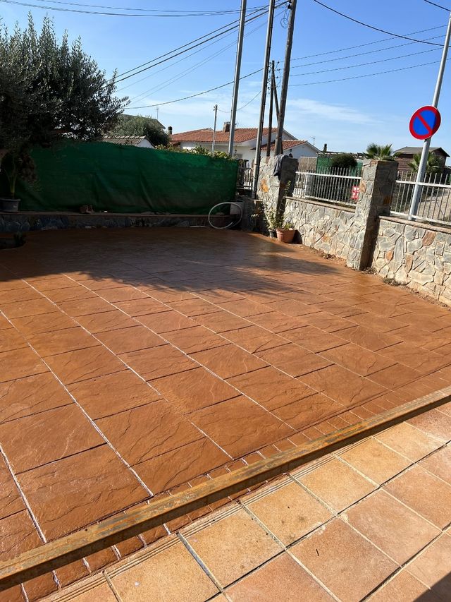 Hormigon impreso fachadas