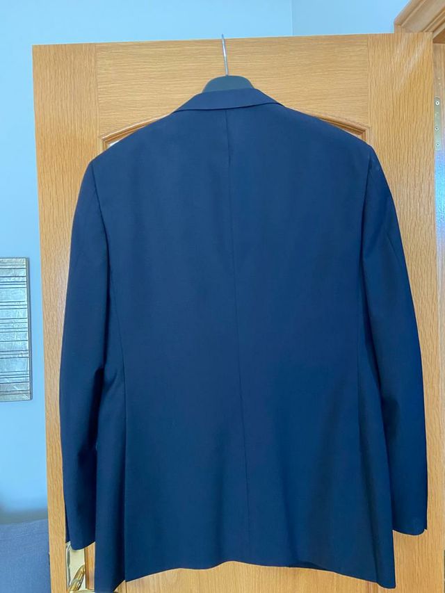 chaqueta americana hombre azul marino corte inglés