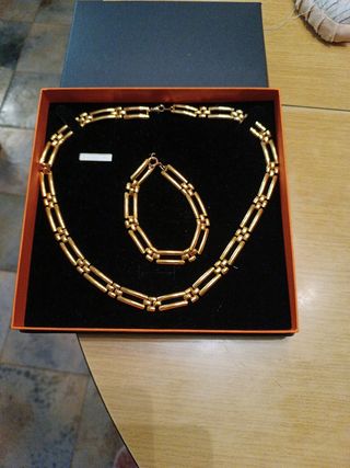 CONJUNTO de GARGANTILLA con PULSERA