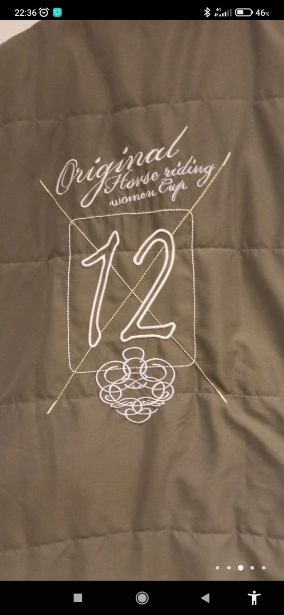 Estiloso chaleco M-L 46 hípica nuevo