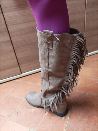 Stivali con frange n 39