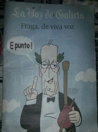 Bufandas y Revista "Fraga, de viva voz"
