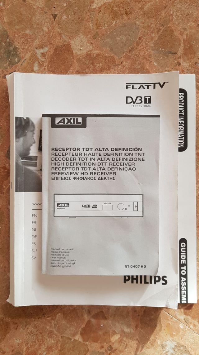 Televisor PHILIPS 37 LED FullHD con Grabador.