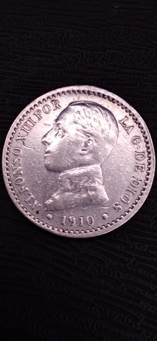 PLATA "50 céntimos" de principios del siglo XX
