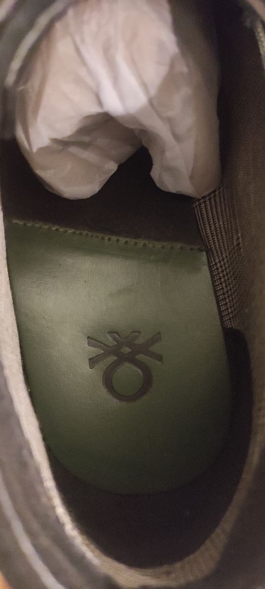 Bolso hombre, Benetton, Piel/tela