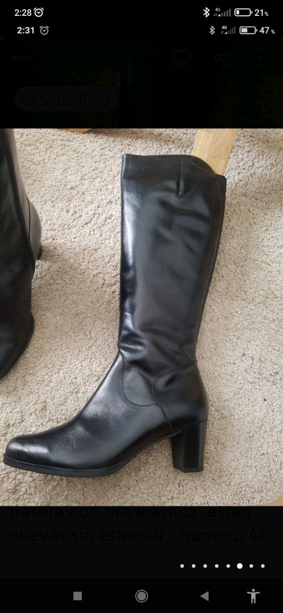 Oferton botas piel Wonders 41 a estrenar