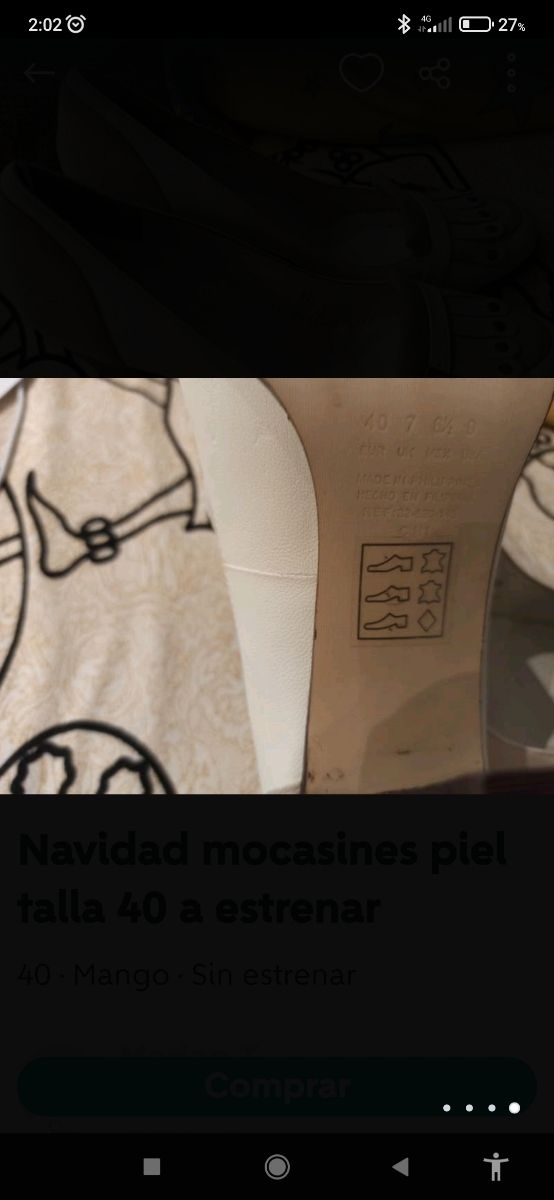 Estilosos mocasines piel 40 a estrenar