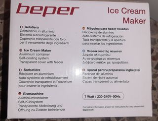 Gelatiera, icecream maker, beper nuovo