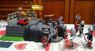 lote figuras guerreros playmobil