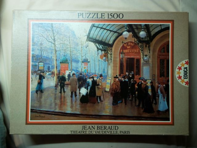 Puzzle 1500p Vaudeville Paris