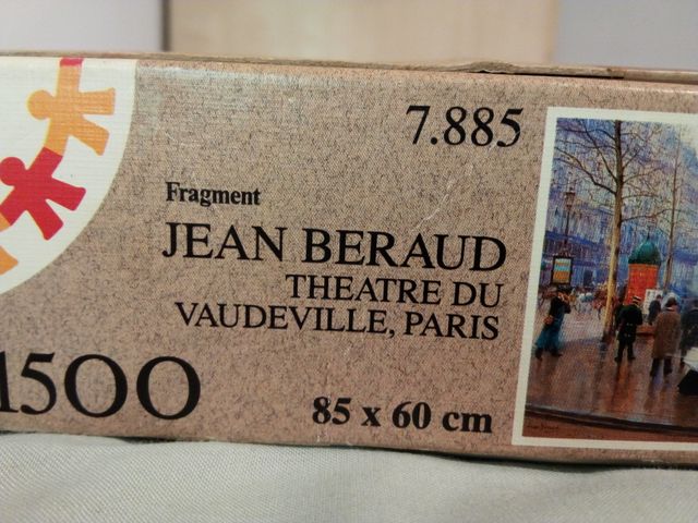 Puzzle 1500p Vaudeville Paris
