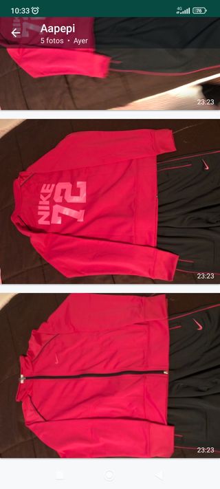 Chándal NIKE( niña) TALLA 12-13 AÑOS