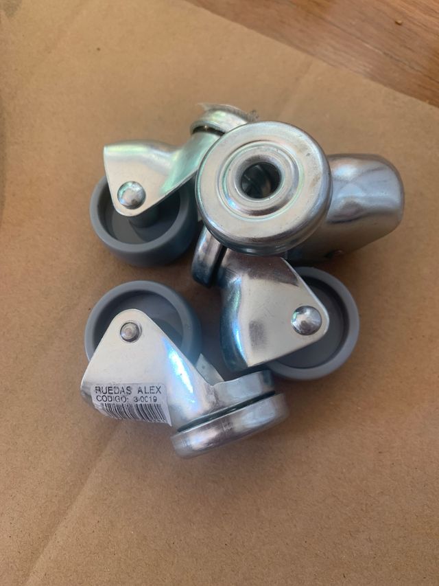 8 ruedas para mesa o muebles envío