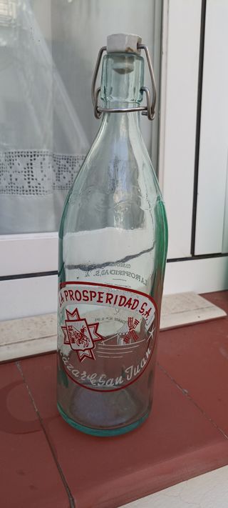 Botella de cristal LA PROSPERIDAD Alcázar San Juan