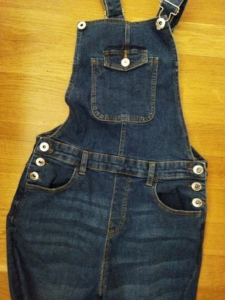 Peto/Mono vaquero niña talla 13-14 años