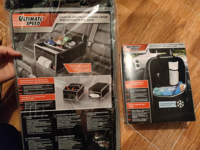 niños organización en el coche