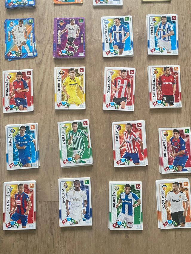 Lote cartas futbol 19-20