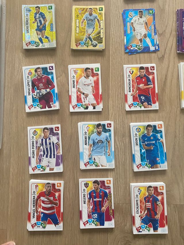Lote cartas futbol 19-20