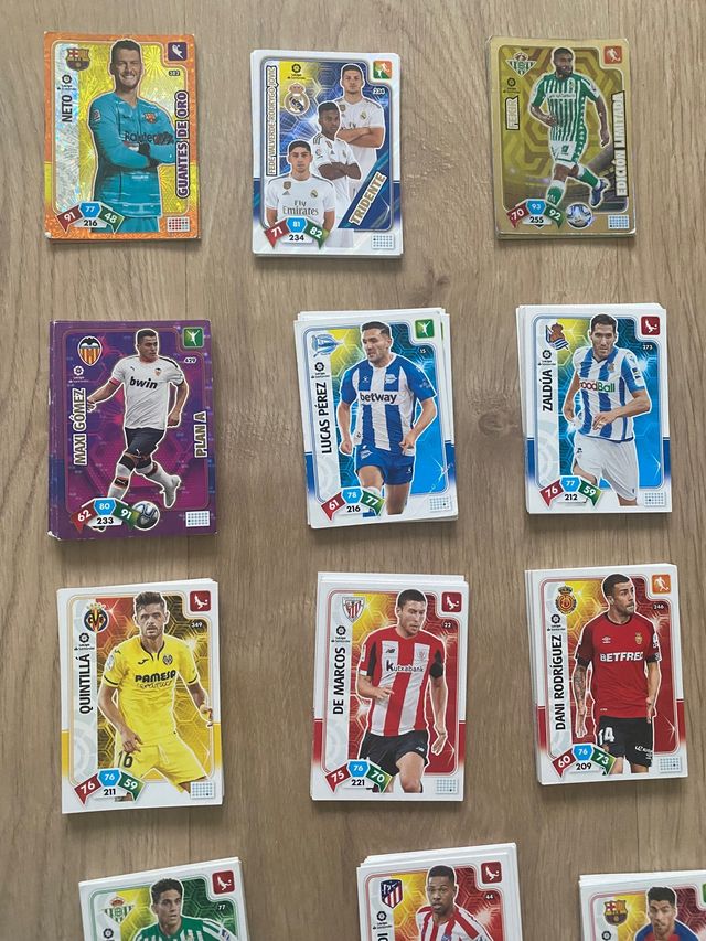 Lote cartas futbol 19-20