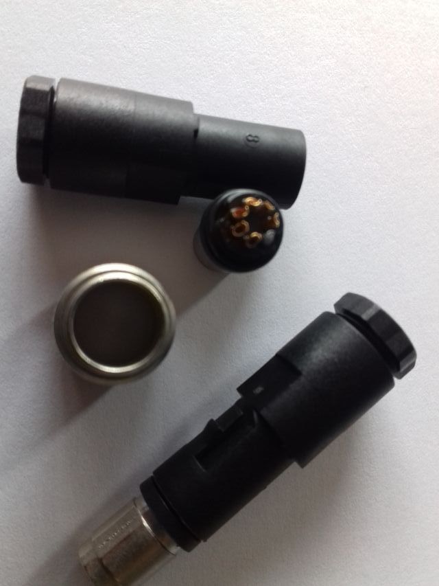 Conectores Binder macho 7 pines nuevos